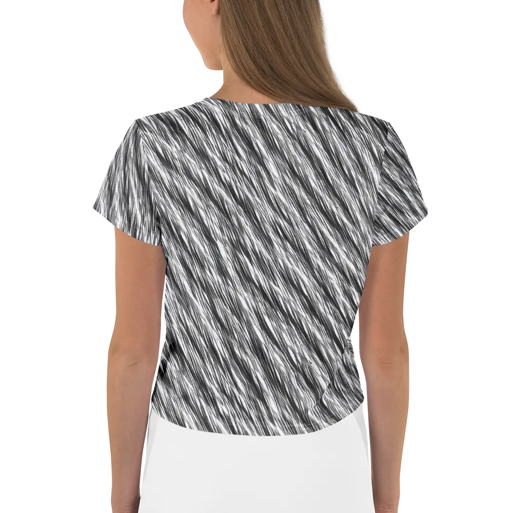 Blackwind on Crop Tee — Back