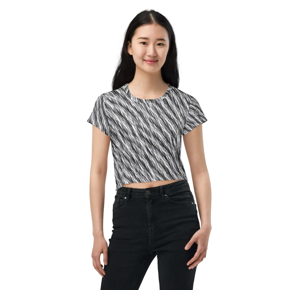 Blackwind on Crop Tee — Front