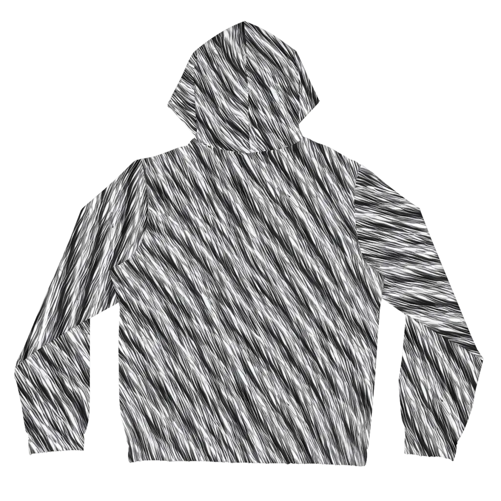 Blackwind on Women's Full-Zip Hoodie — Back