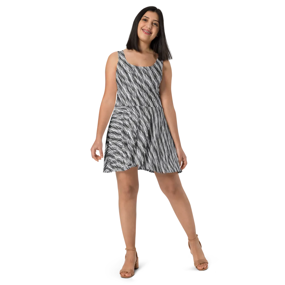 Blackwind on Skater Dress — Front