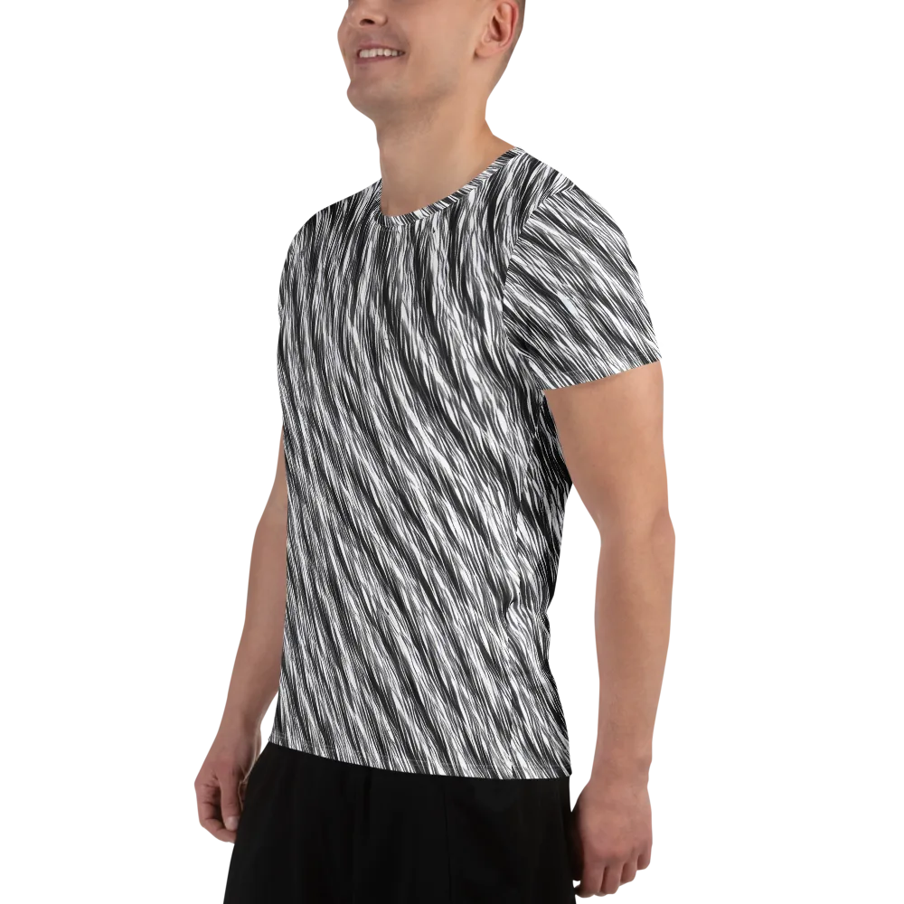Blackwind on Men's Athletic T-Shirt — Left