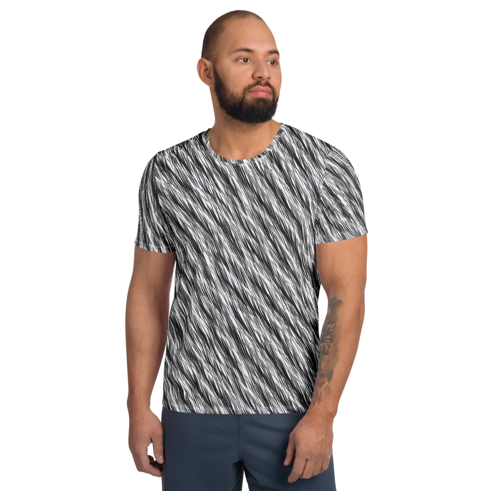 Blackwind on Men's Athletic T-Shirt — Front