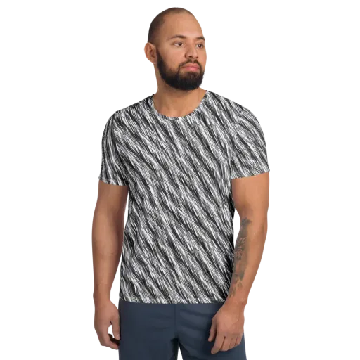 Blackwind on a Men's Athletic T-Shirt
