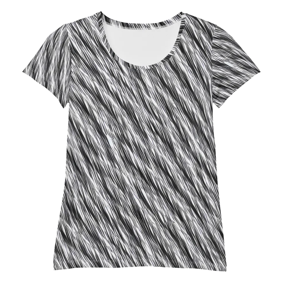 Blackwind on Women's Athletic T-Shirt — Front