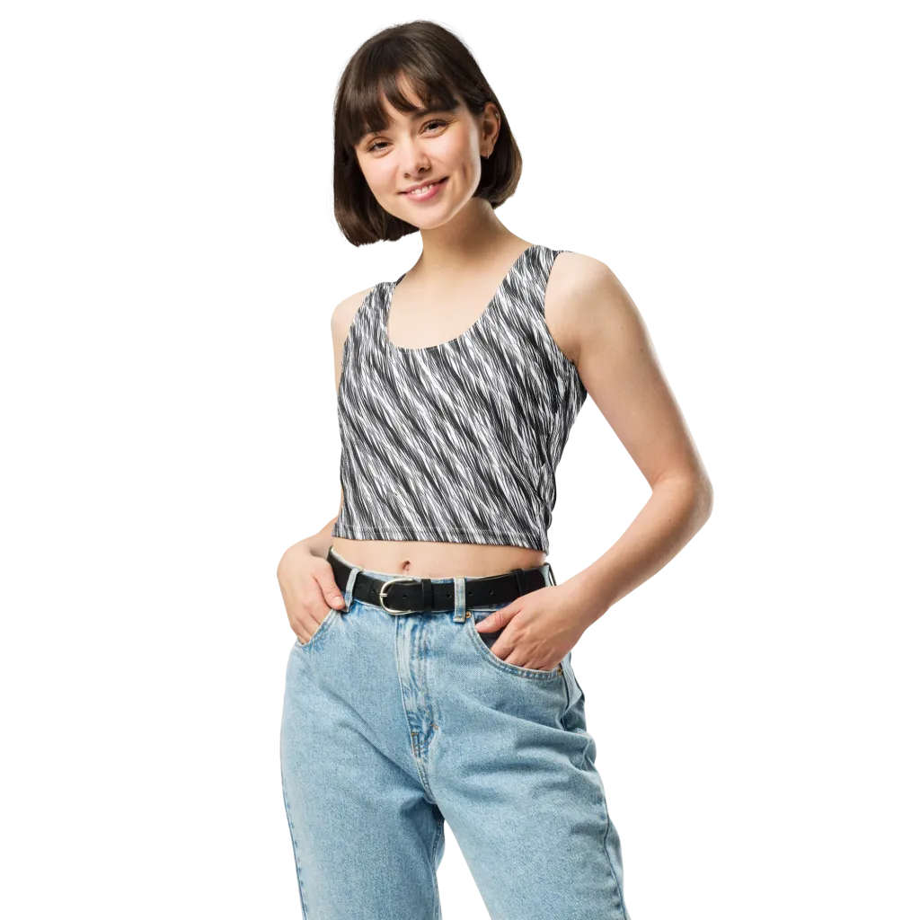 Blackwind on Crop Top — Front