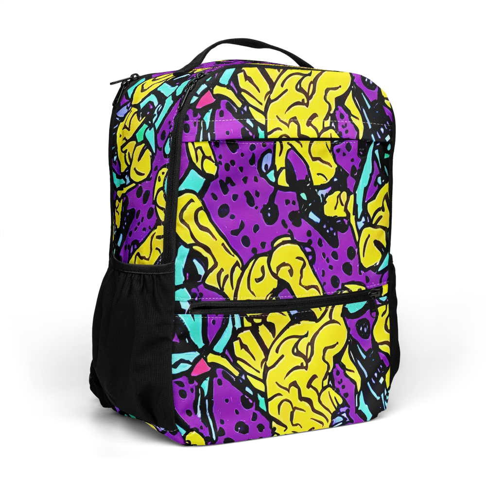 Wild Prism on Utility Backpack — Right Front