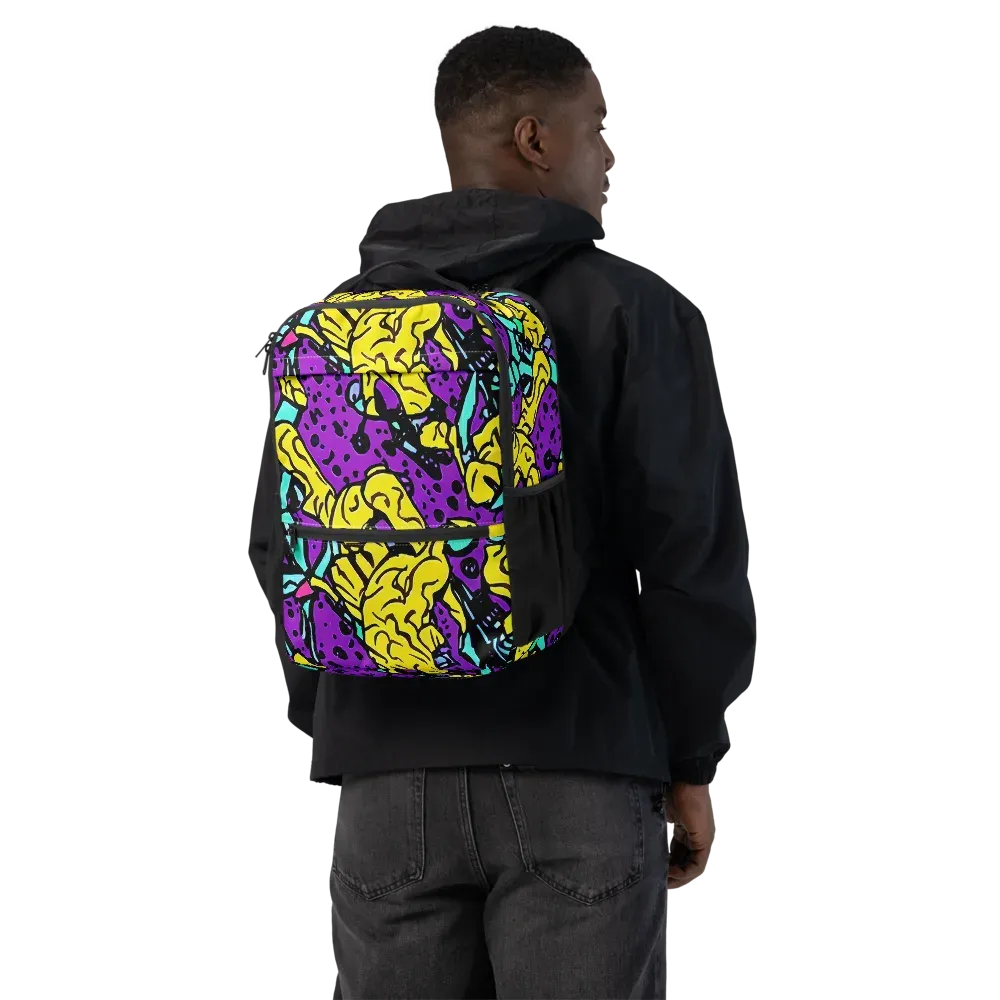 Wild Prism on Utility Backpack — Back
