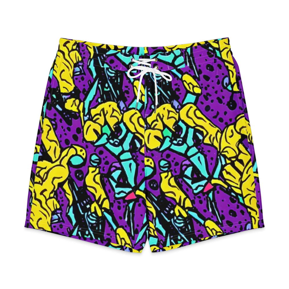 Wild Prism on Men's Board Shorts — Front