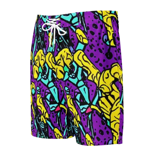 Wild Prism on a Men's Board Shorts