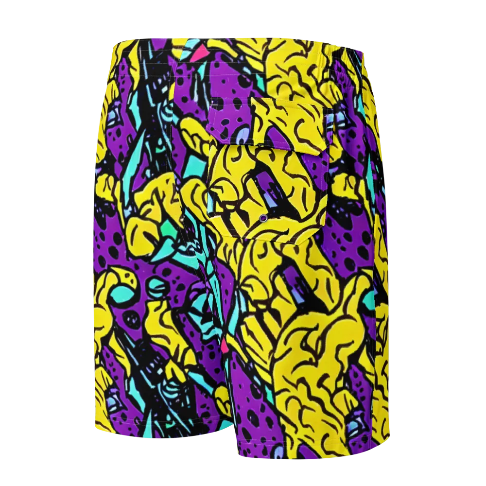 Wild Prism on Men's Board Shorts — Back