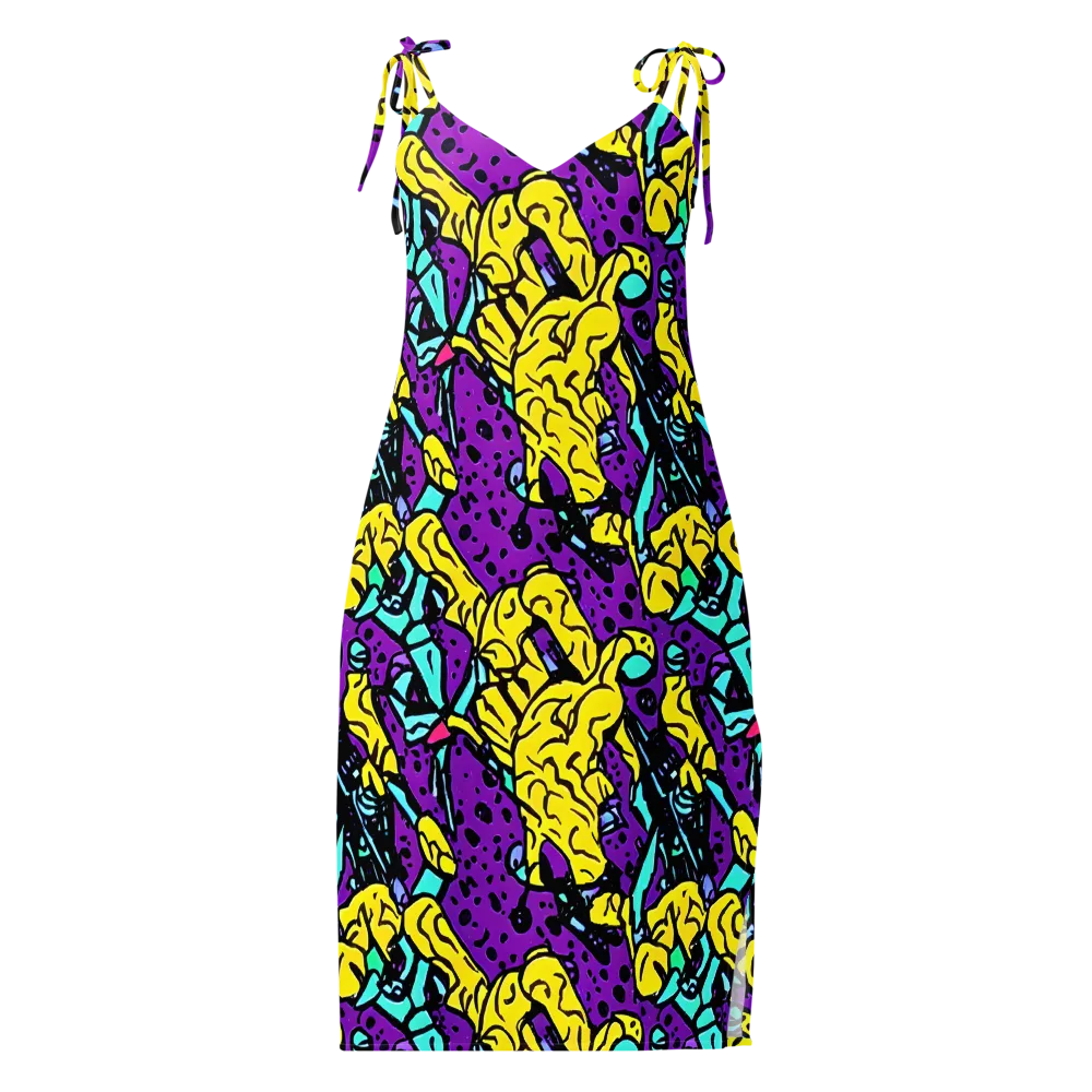 Wild Prism on Slip Dress — Front