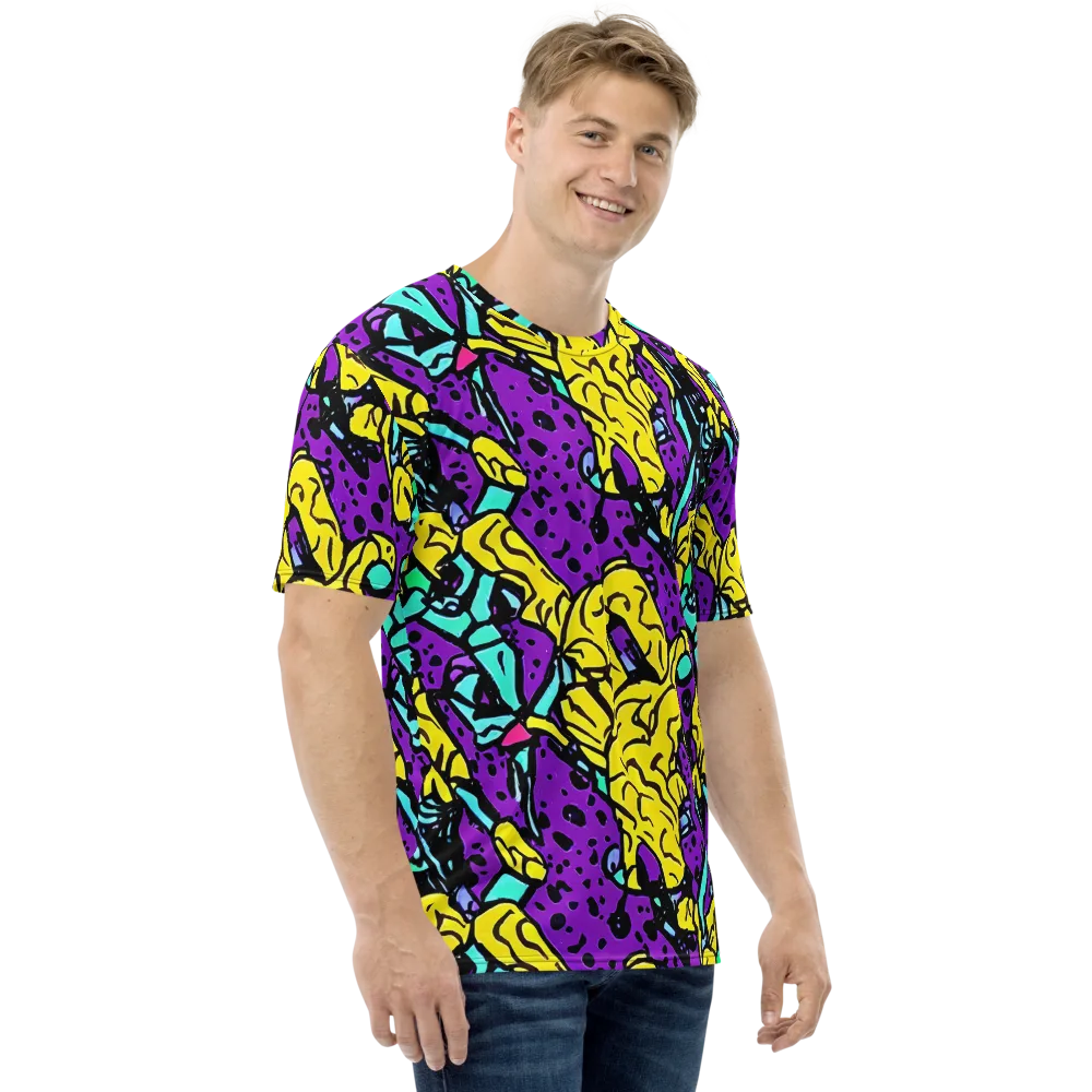 Wild Prism on Men's Crew Neck T-Shirt — Right