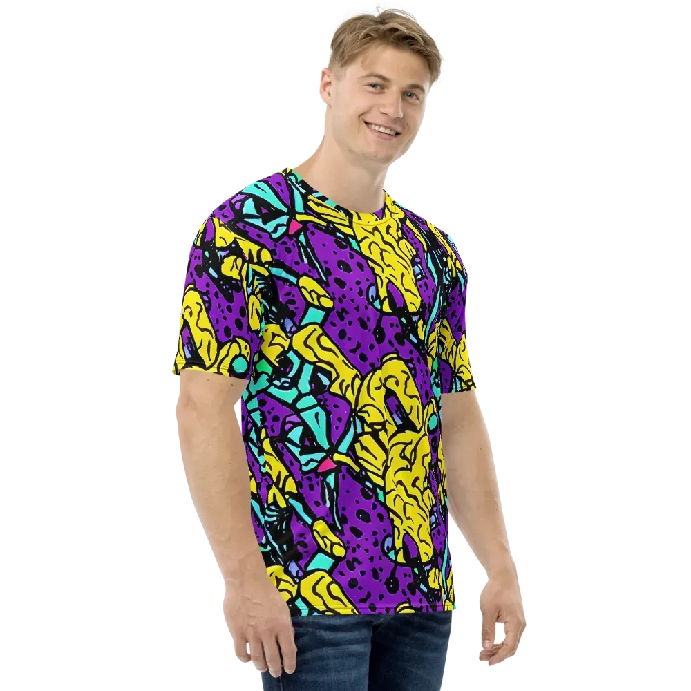 Wild Prism on Men's Crew Neck T-Shirt — Right