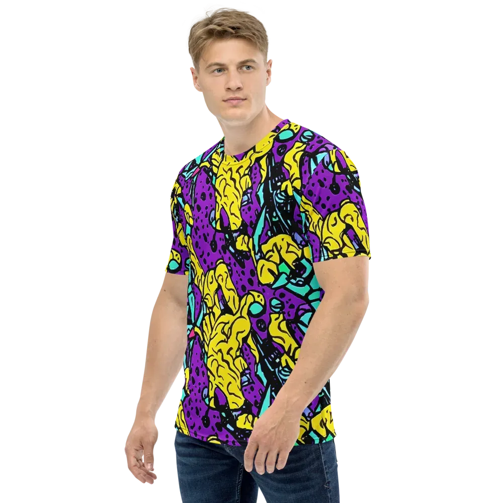 Wild Prism on Men's Crew Neck T-Shirt — Left
