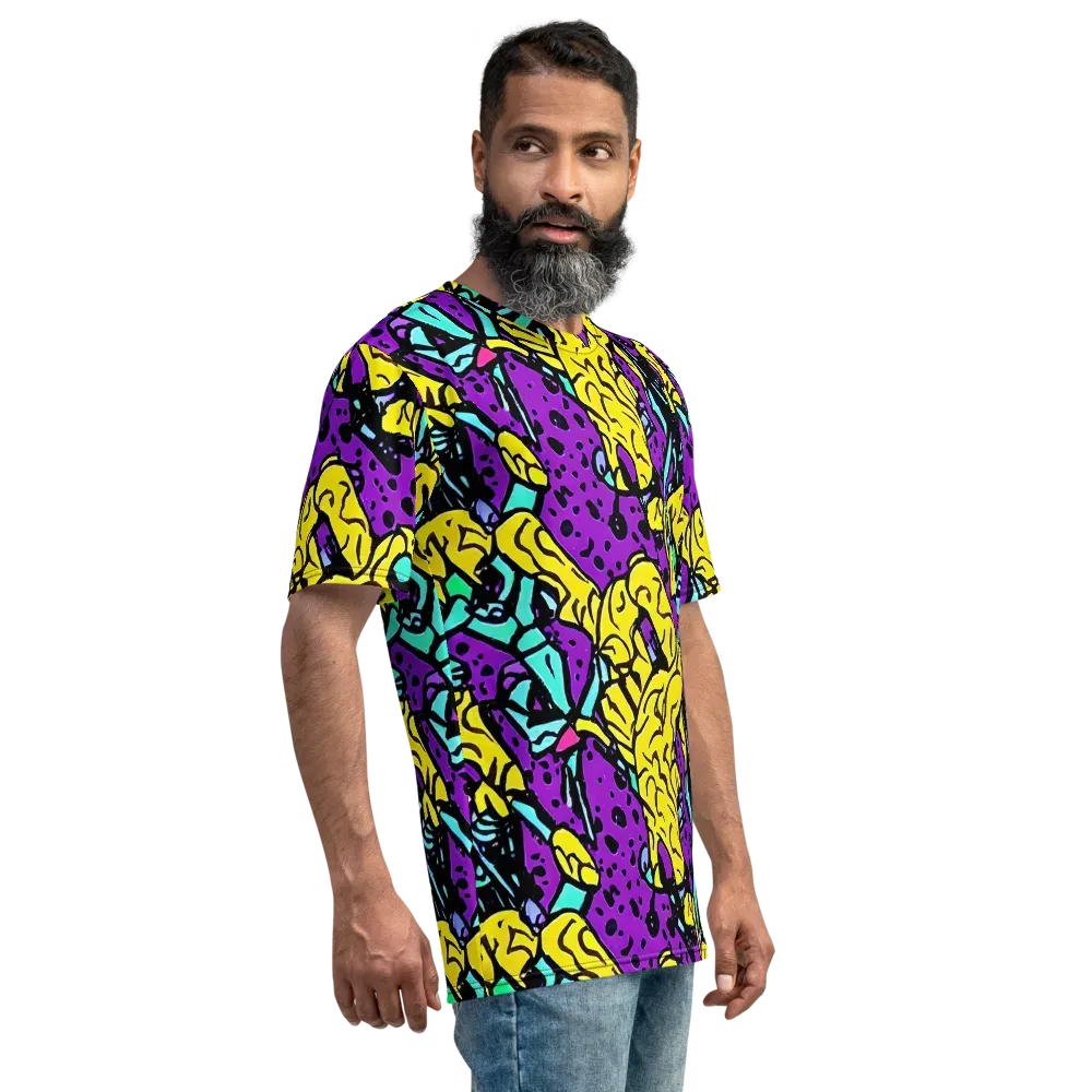 Wild Prism on Men's Crew Neck T-Shirt — Right