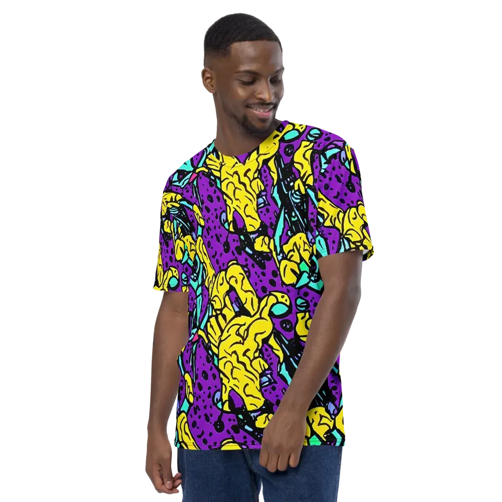 Wild Prism on Men's Crew Neck T-Shirt — Left