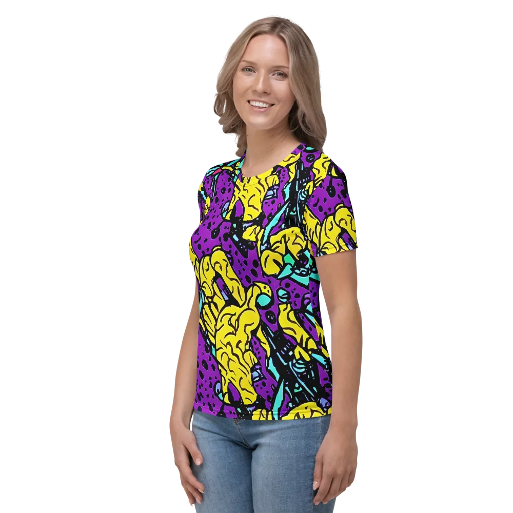 Wild Prism on Women's Crew Neck T-Shirt — Left