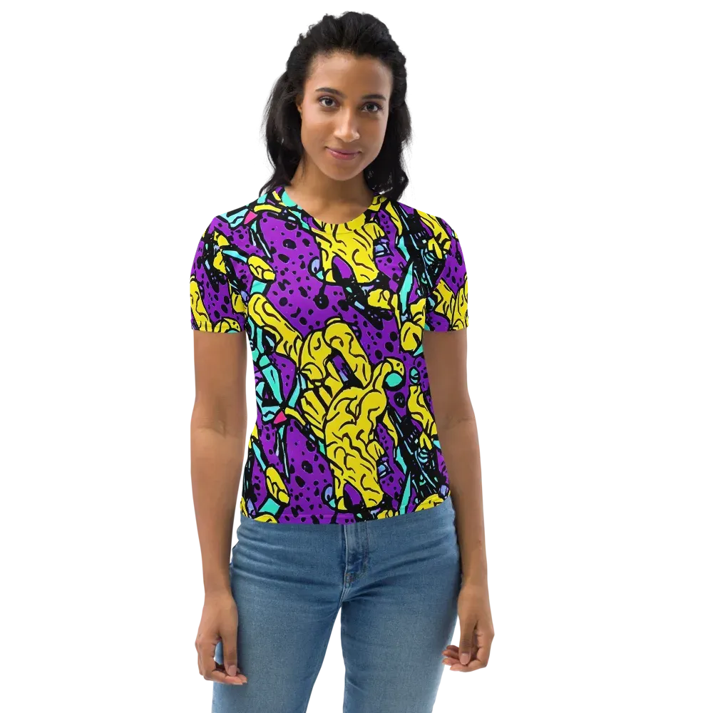 Wild Prism on Women's Crew Neck T-Shirt — Front