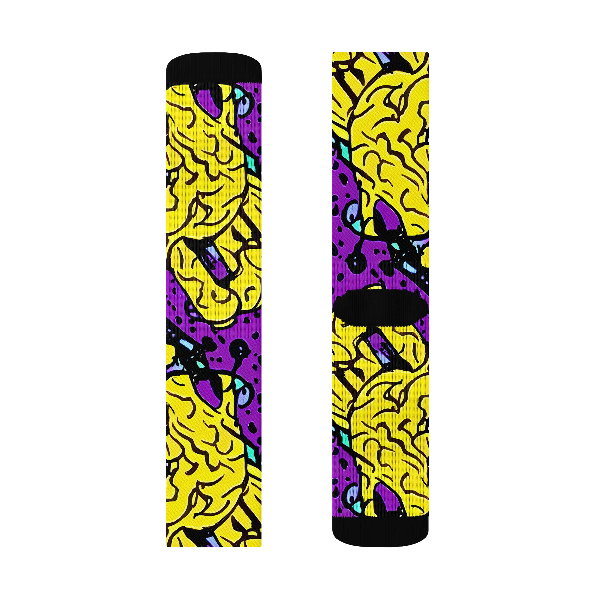 Wild Prism on Socks — Left Sock