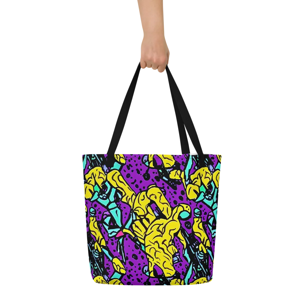 Wild Prism on Large Tote Bag W/ Pocket — Front