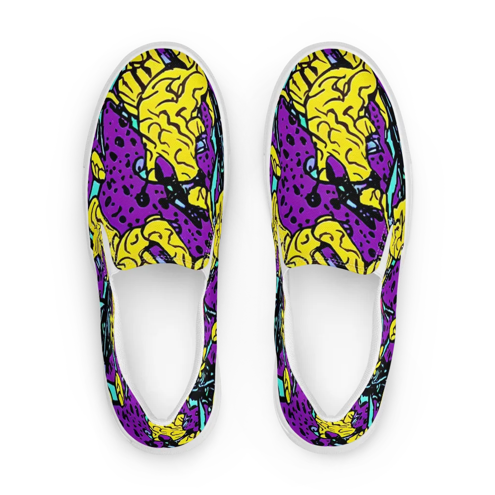 Wild Prism on Women's Slip-On Canvas Shoes — Front