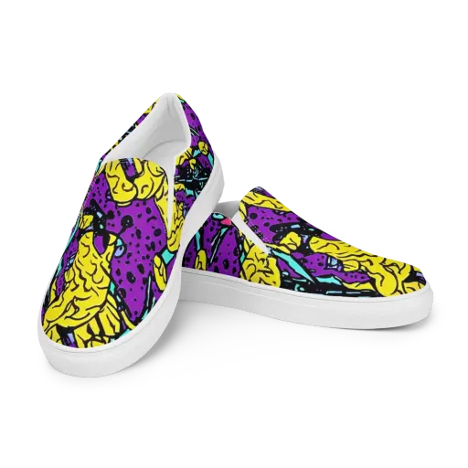 Wild Prism on a Women's Slip-On Canvas Shoes