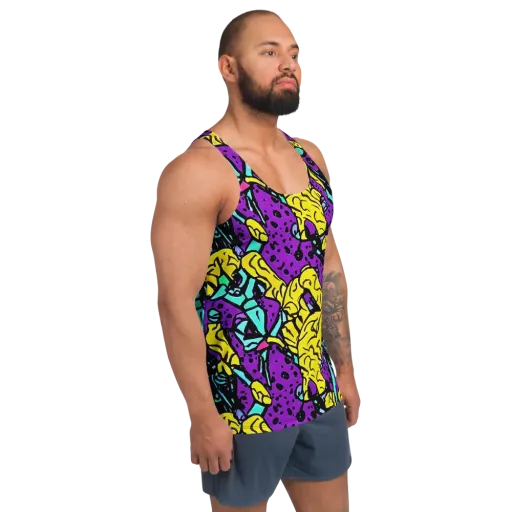Wild Prism on a Men's Tank Top