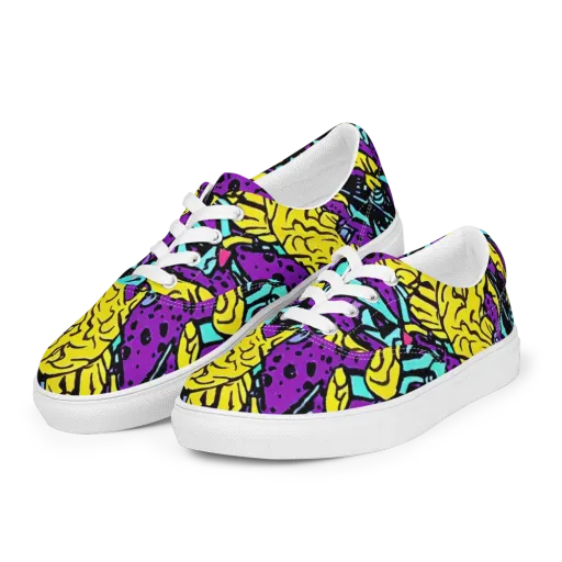 Wild Prism on a Men's Lace-Up Canvas Shoes