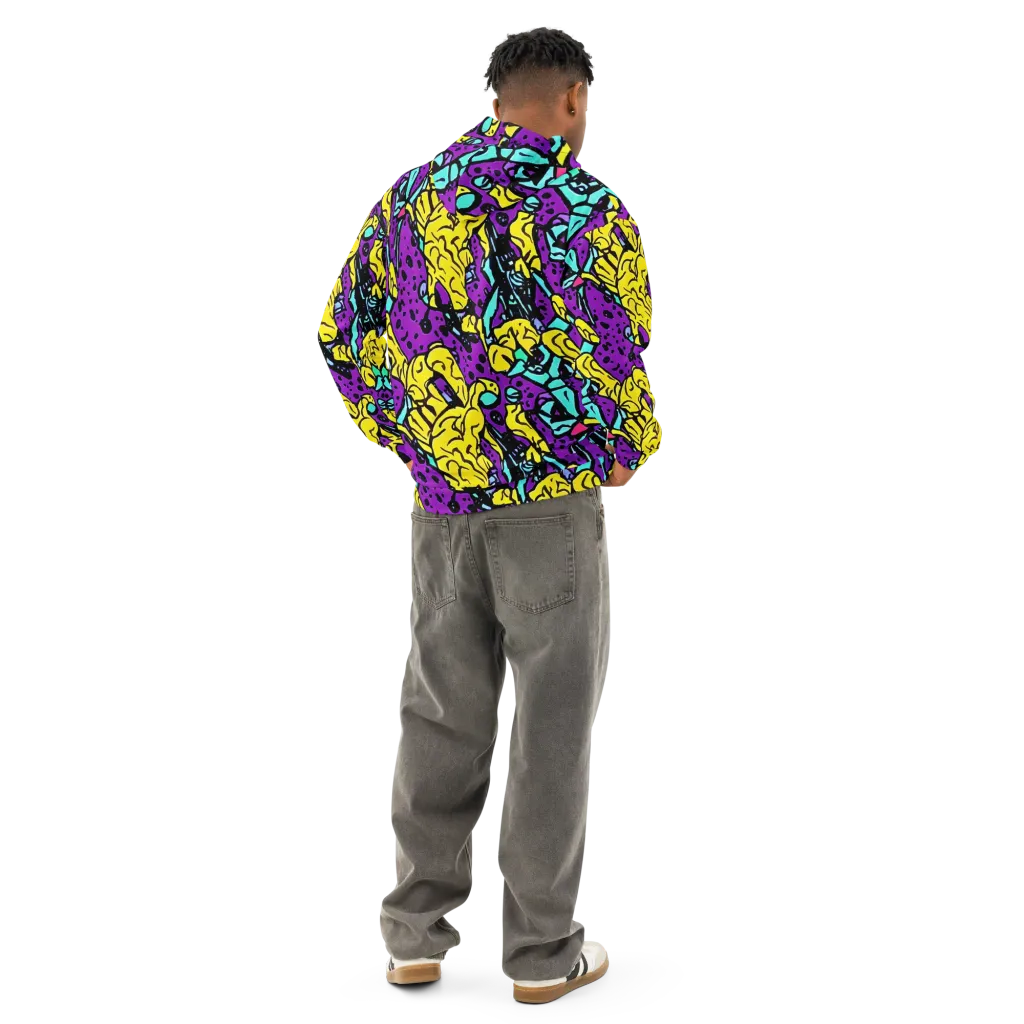 Wild Prism on Cotton Hoodie — Back