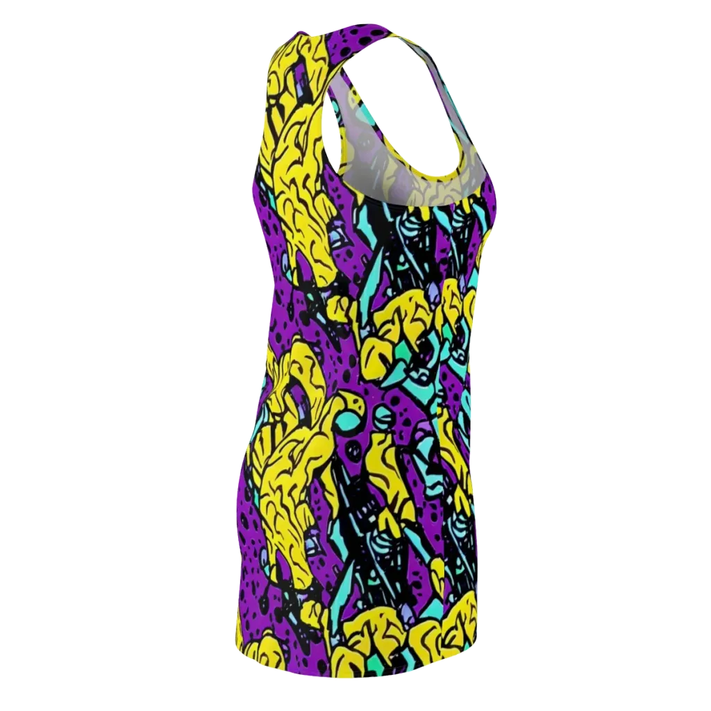 Wild Prism on Racerback Dress — Back Side