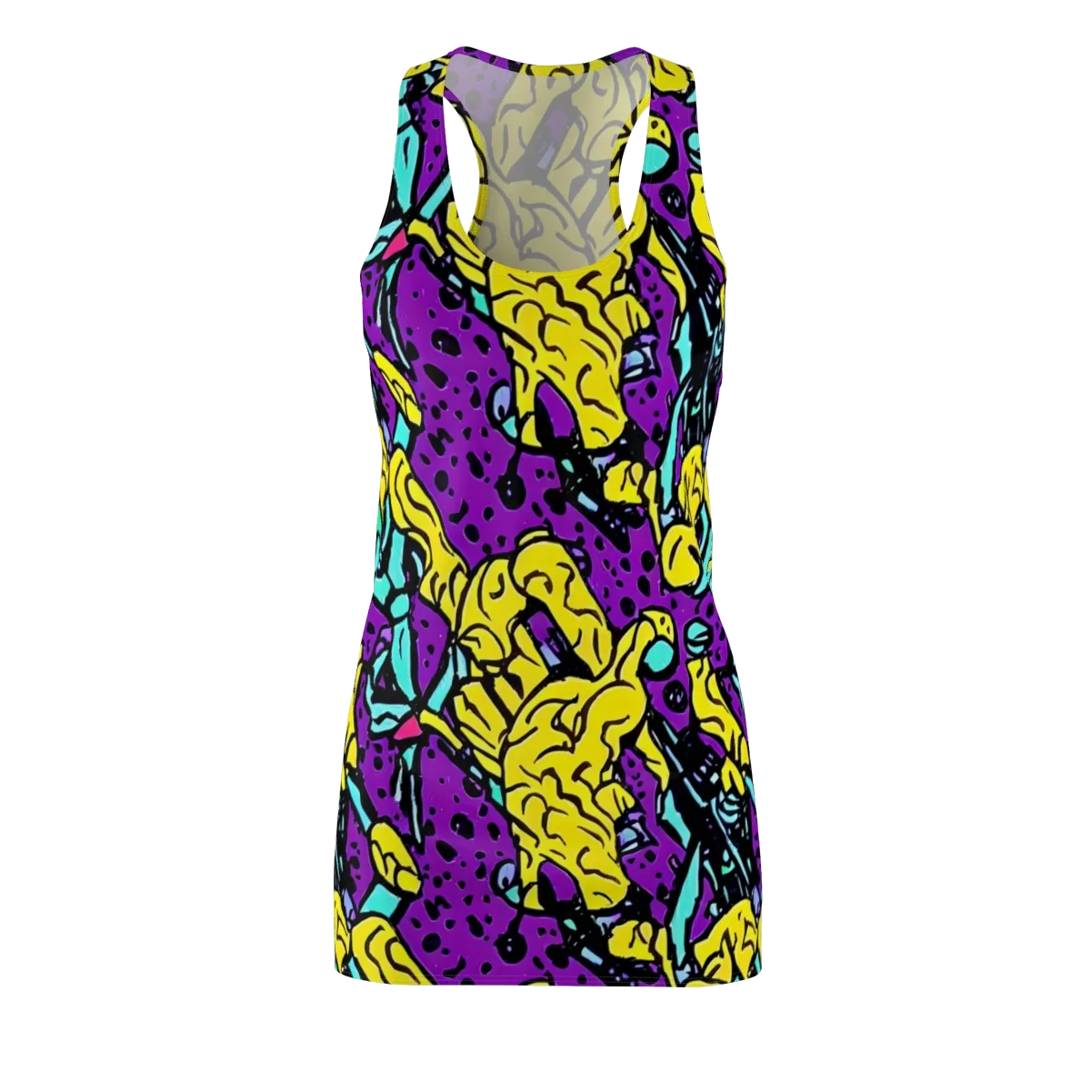 Wild Prism on Racerback Dress — Front
