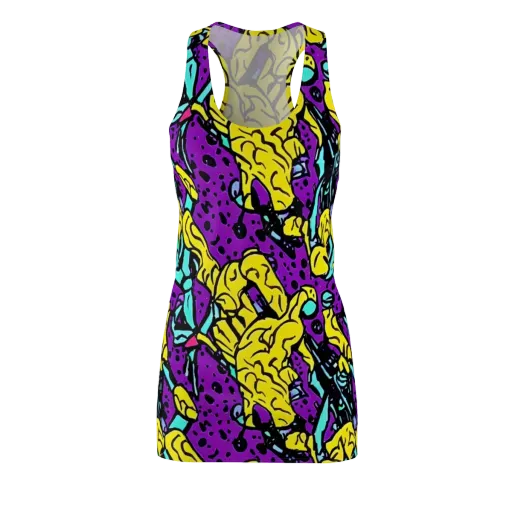 Wild Prism on a Racerback Dress