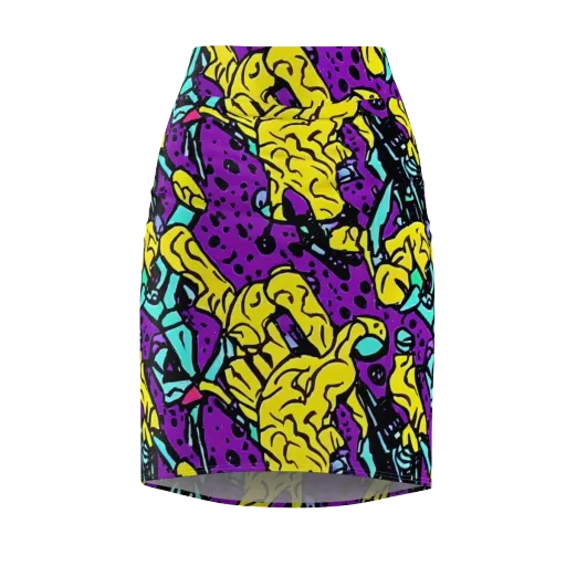 Wild Prism on a Pencil Skirt
