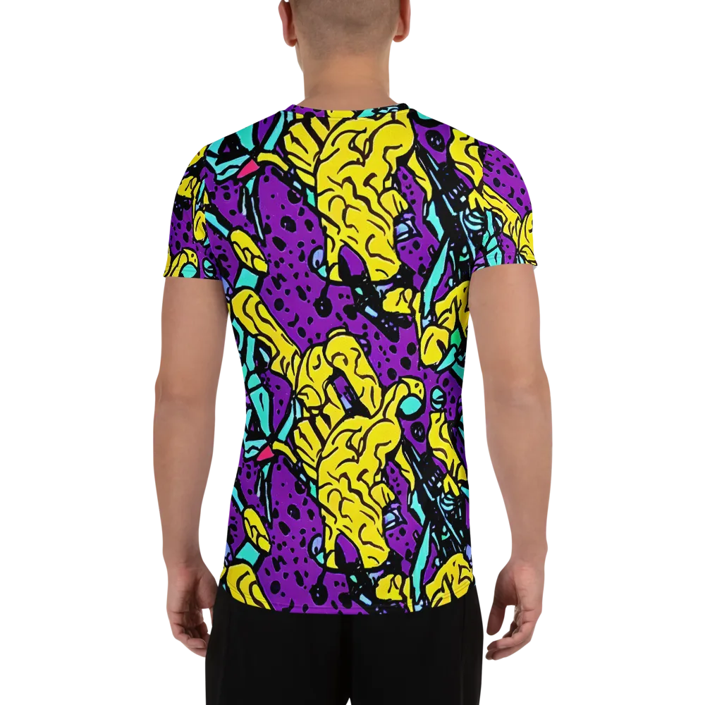 Wild Prism on Men's Athletic T-Shirt — Back