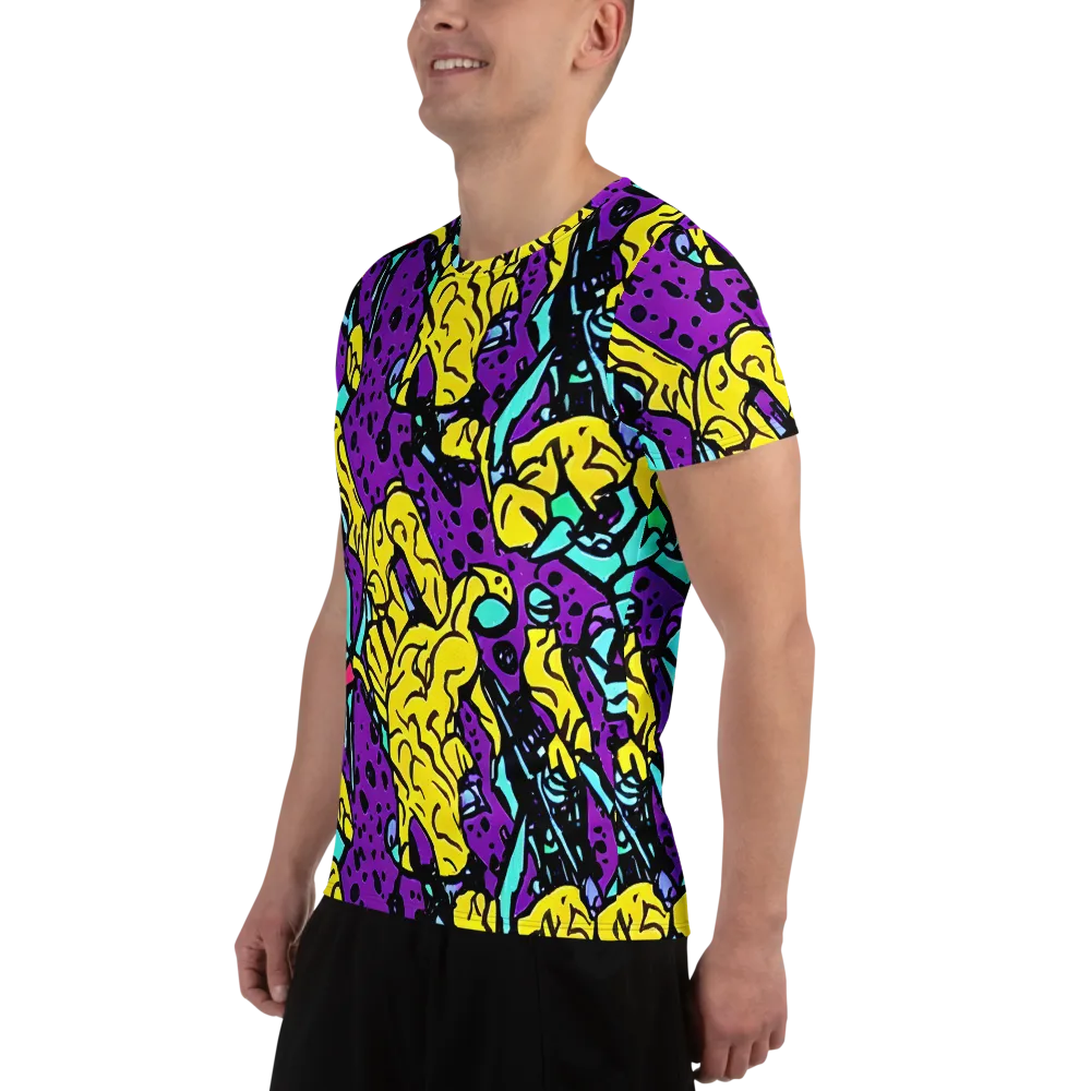 Wild Prism on Men's Athletic T-Shirt — Left