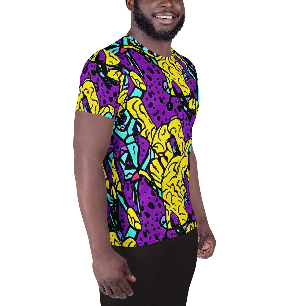 Wild Prism on Men's Athletic T-Shirt — Right