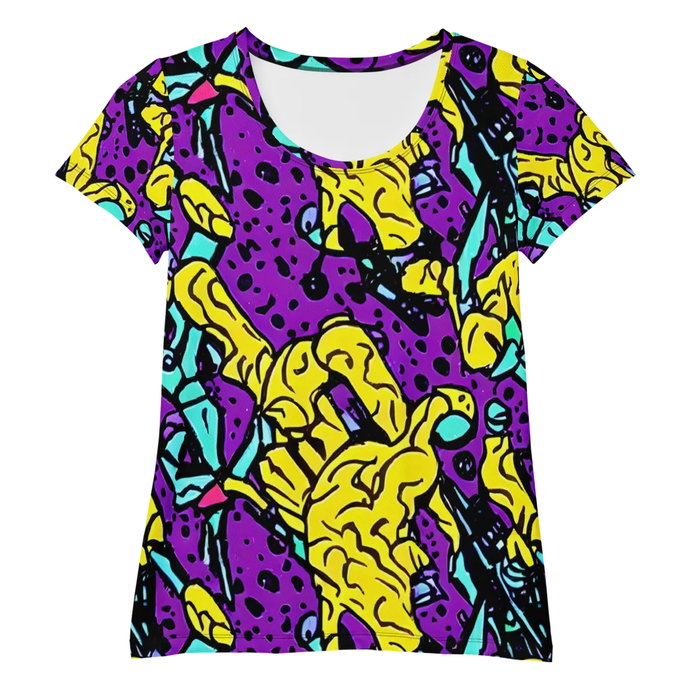 Wild Prism on Women's Athletic T-Shirt — Front