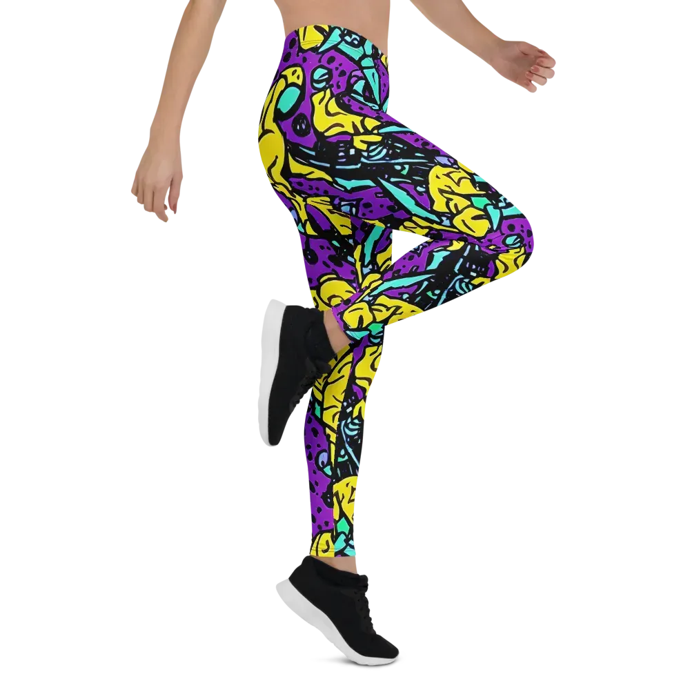 Wild Prism on Leggings — Right
