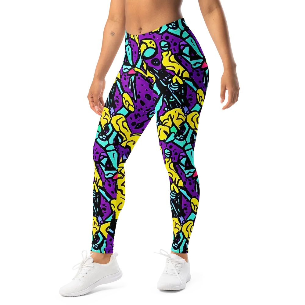 Wild Prism on Leggings — Left Front