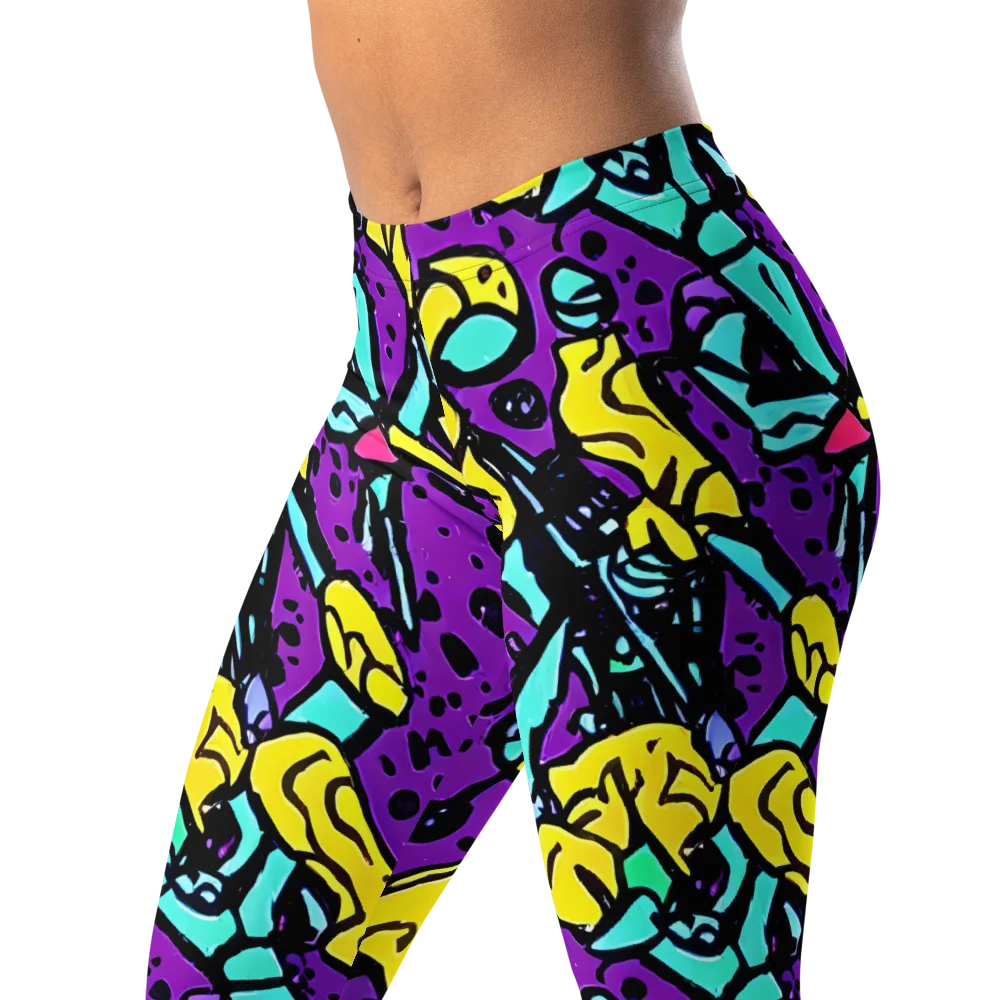 Wild Prism on Leggings — Left Front