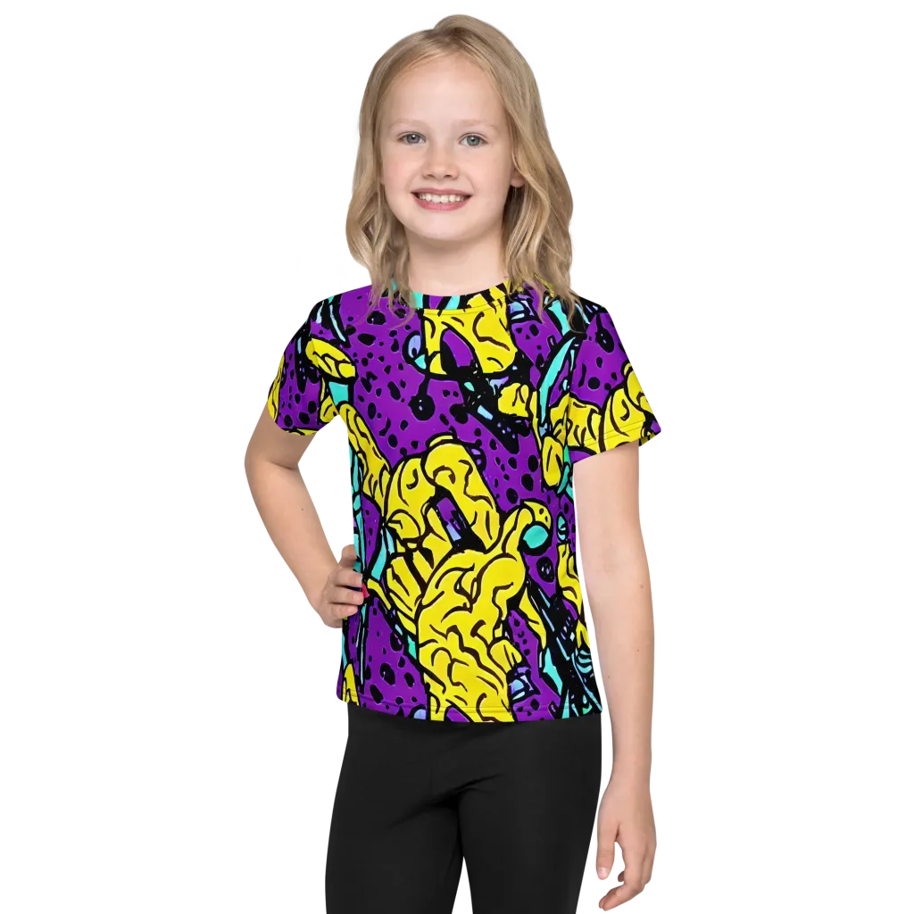 Wild Prism on Kids Crew Neck T-Shirt — Front