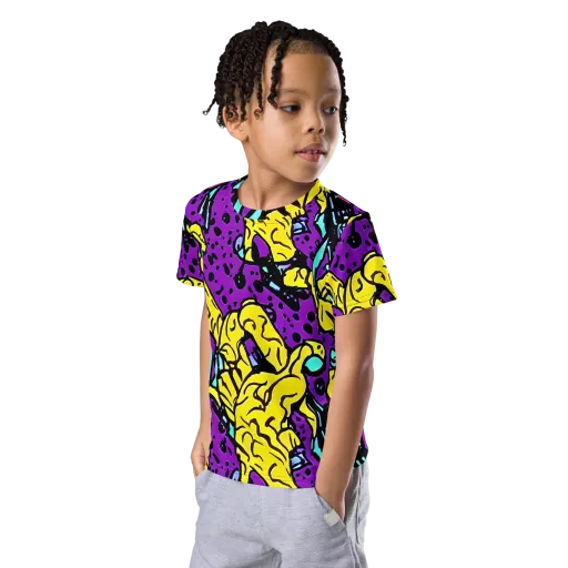 Wild Prism on a Kids Crew Neck T-Shirt
