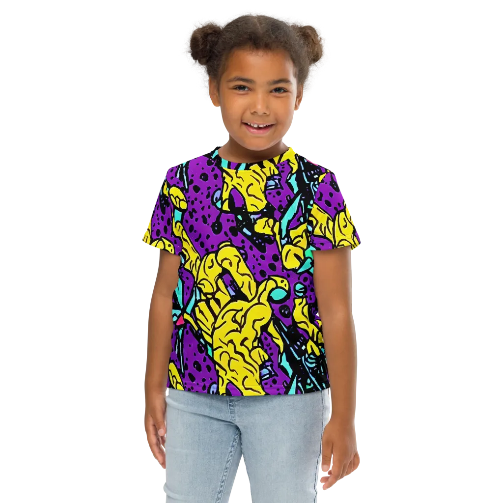 Wild Prism on Kids Crew Neck T-Shirt — Front