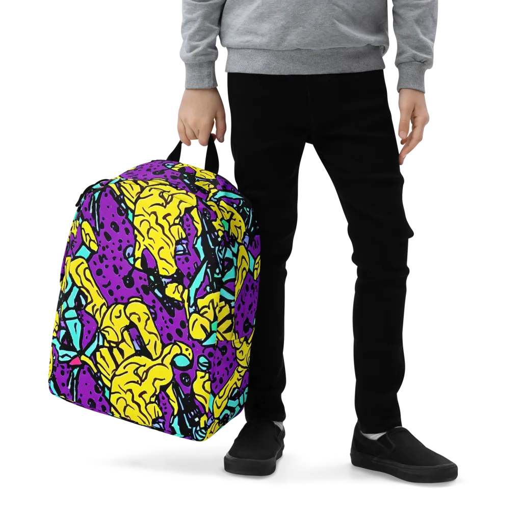 Wild Prism on Minimalist Backpack — Zoomed-in