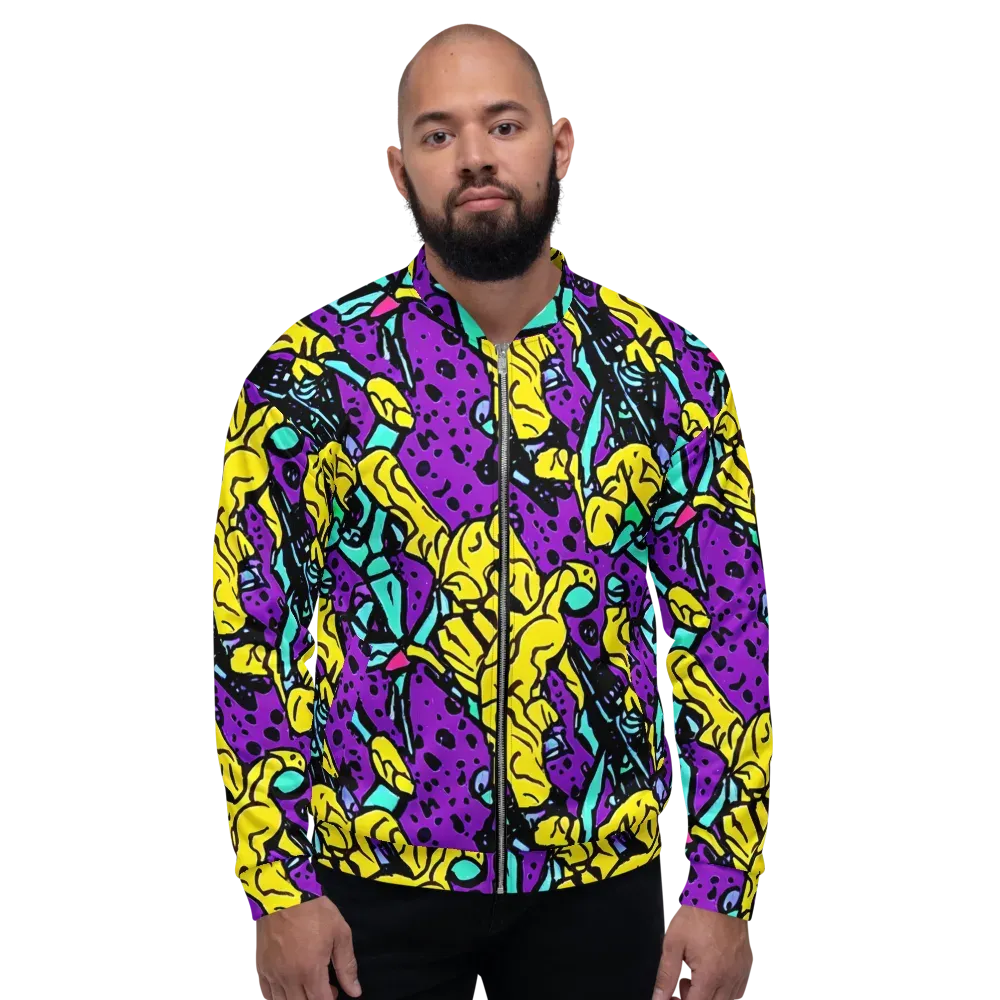 Wild Prism on Bomber Jacket — Front