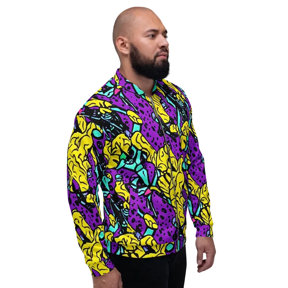 Wild Prism on Bomber Jacket — Right
