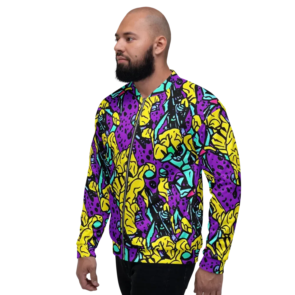 Wild Prism on Bomber Jacket — Left
