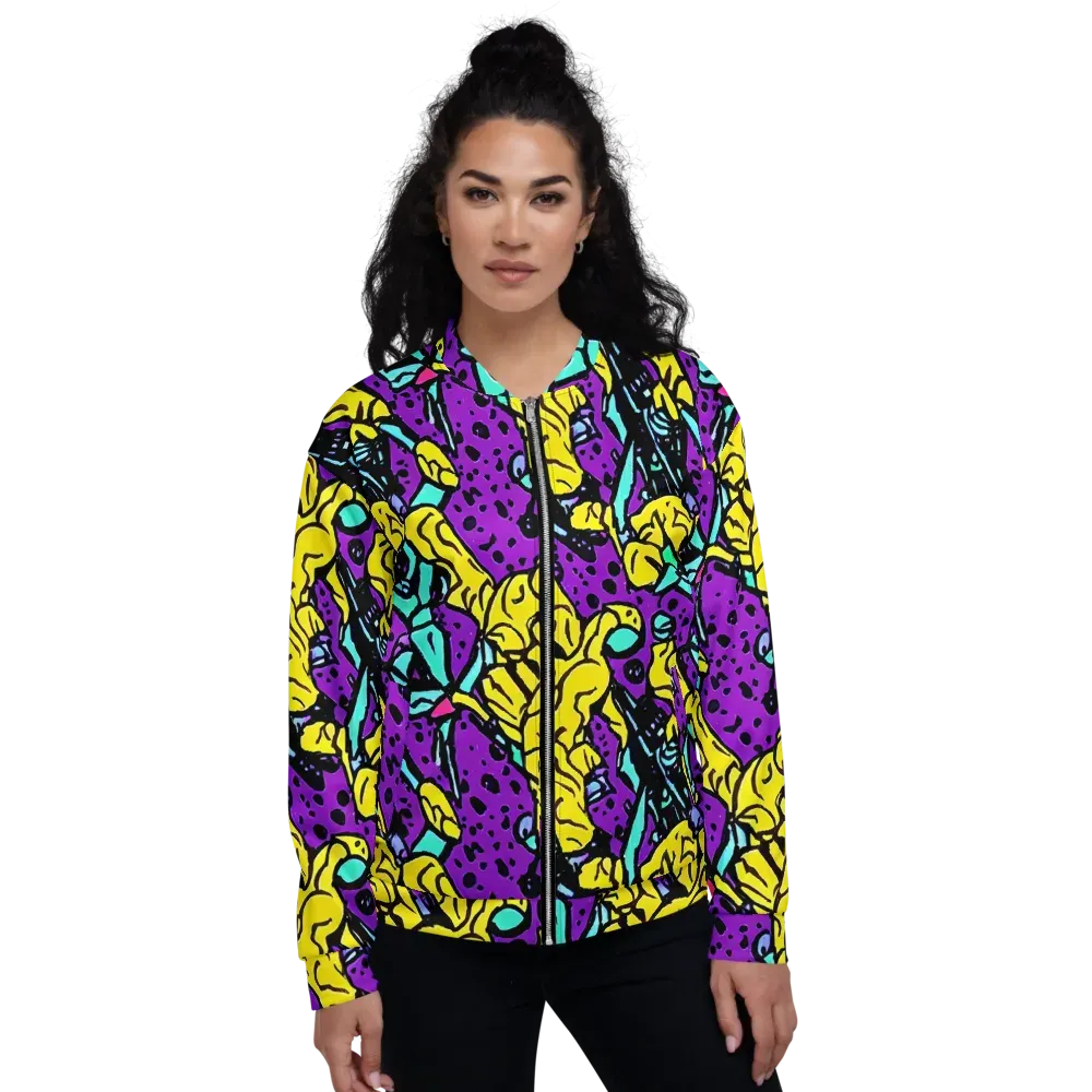 Wild Prism on Bomber Jacket — Front