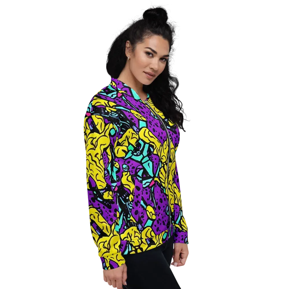 Wild Prism on Bomber Jacket — Right