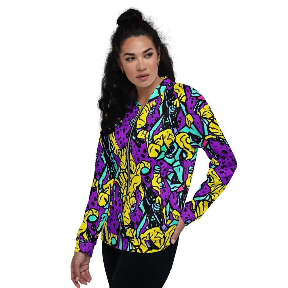 Wild Prism on Bomber Jacket — Left